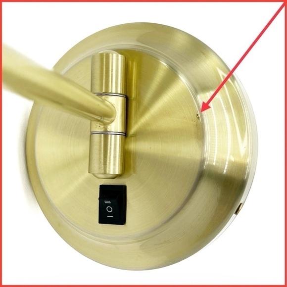 Kimball & Young Magnifying LED Lighted Makeup Mirror Brushed Brass Hardwired - Picture 10 of 16